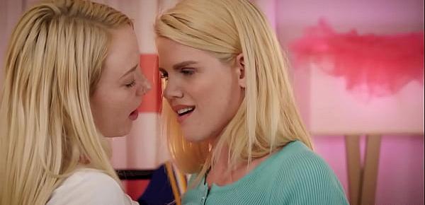  Blonde friends having lesbian sex for the first time - Dixie Lynn, Nikki Sweet